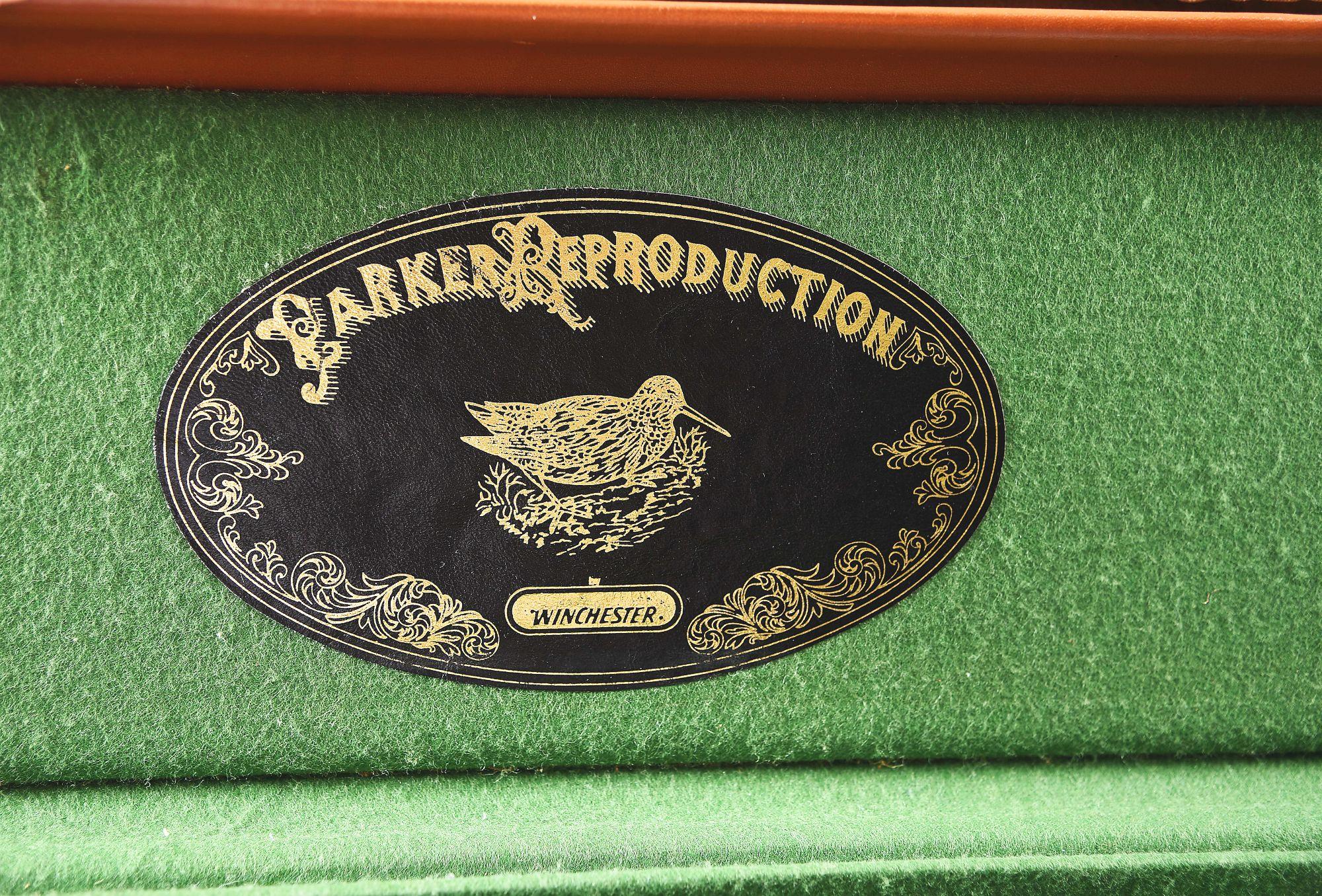 (M) CASED PARKER REPRODUCTION 28 BORE SXS SHOTGUN.
