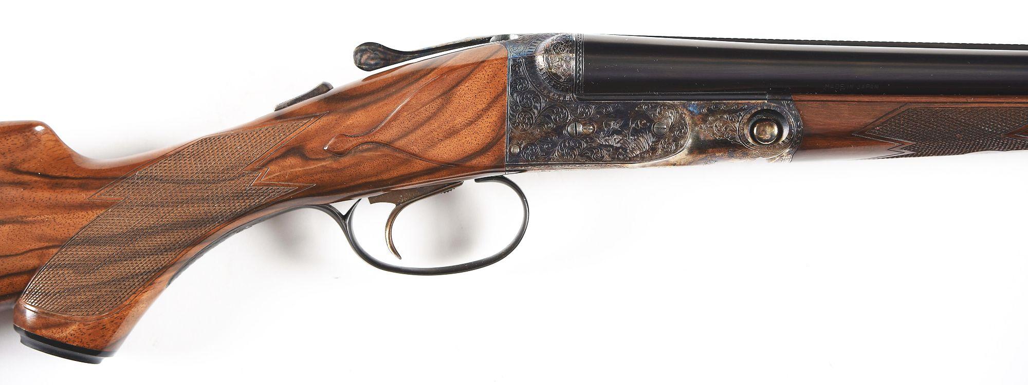 (M) CASED PARKER REPRODUCTION 28 BORE SXS SHOTGUN.