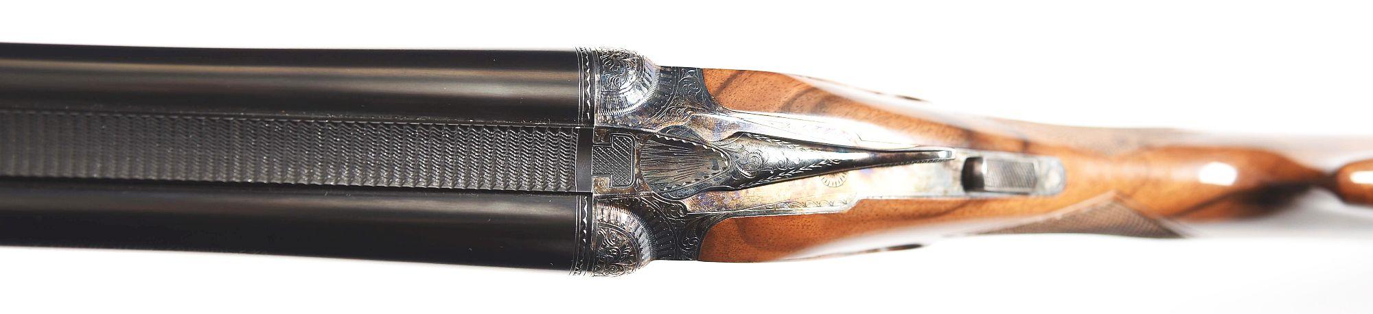 (M) CASED PARKER REPRODUCTION 28 BORE SXS SHOTGUN.
