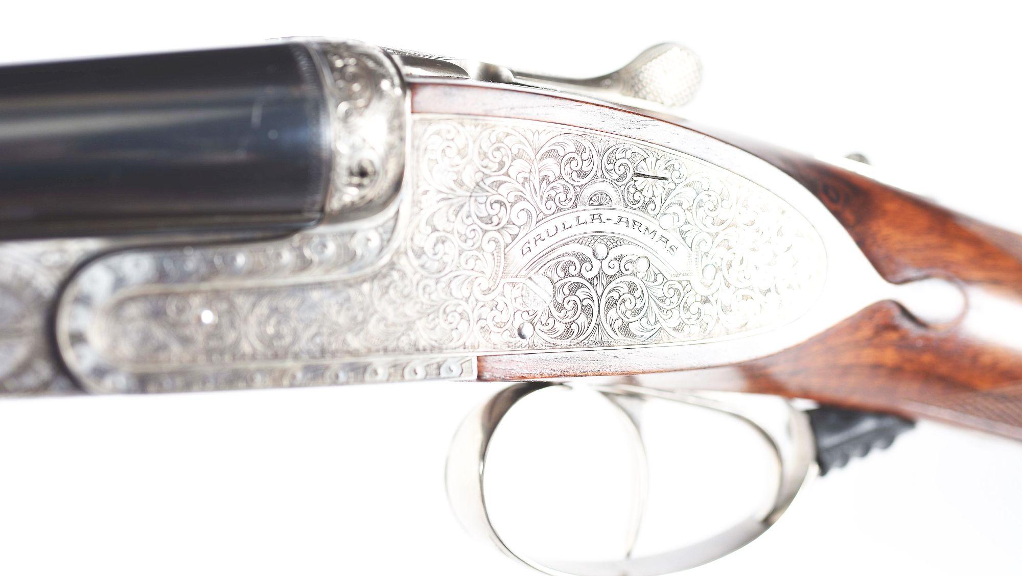 (M) CASED GRULLA 20 BORE MODEL 209H SHOTGUN.