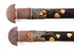 LOT OF 2 NAGINATA KOSHIRAE.