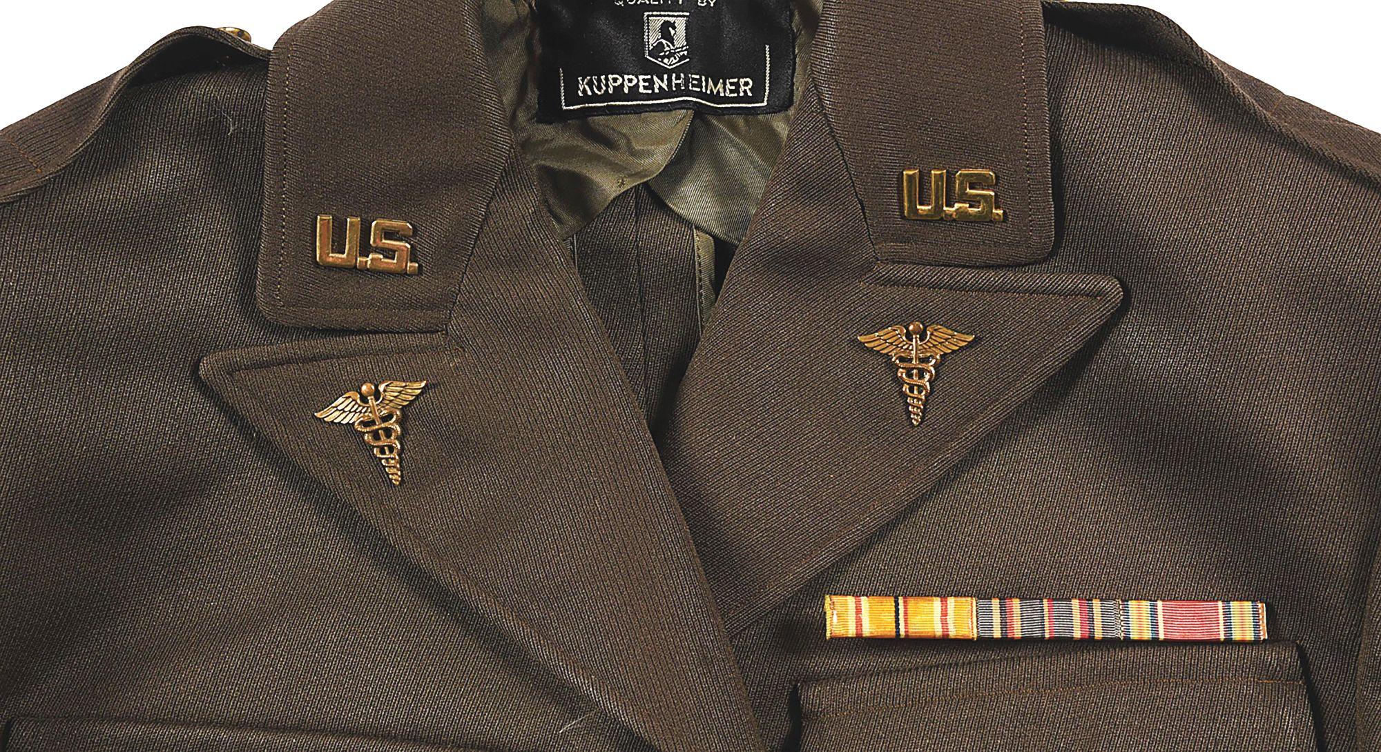 US WWII CBI FOOTLOCKER GROUPING ID'D TO CAPTAIN MALCOM A. BOUTON