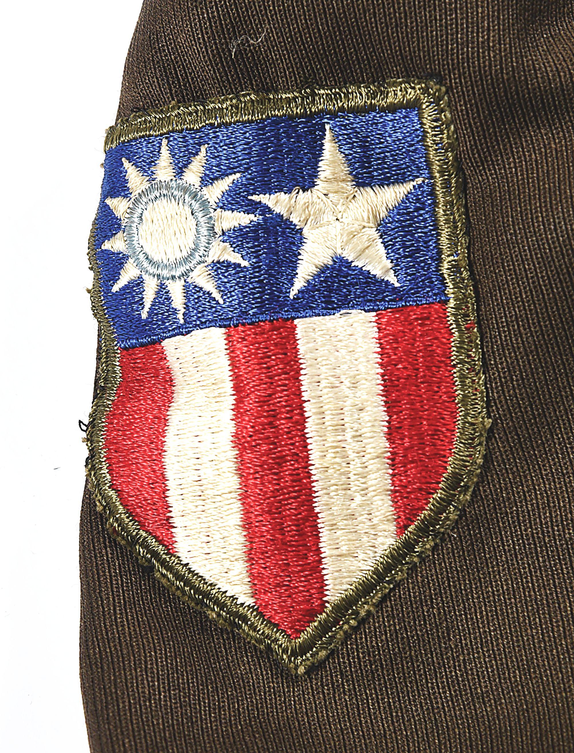 US WWII CBI FOOTLOCKER GROUPING ID'D TO CAPTAIN MALCOM A. BOUTON