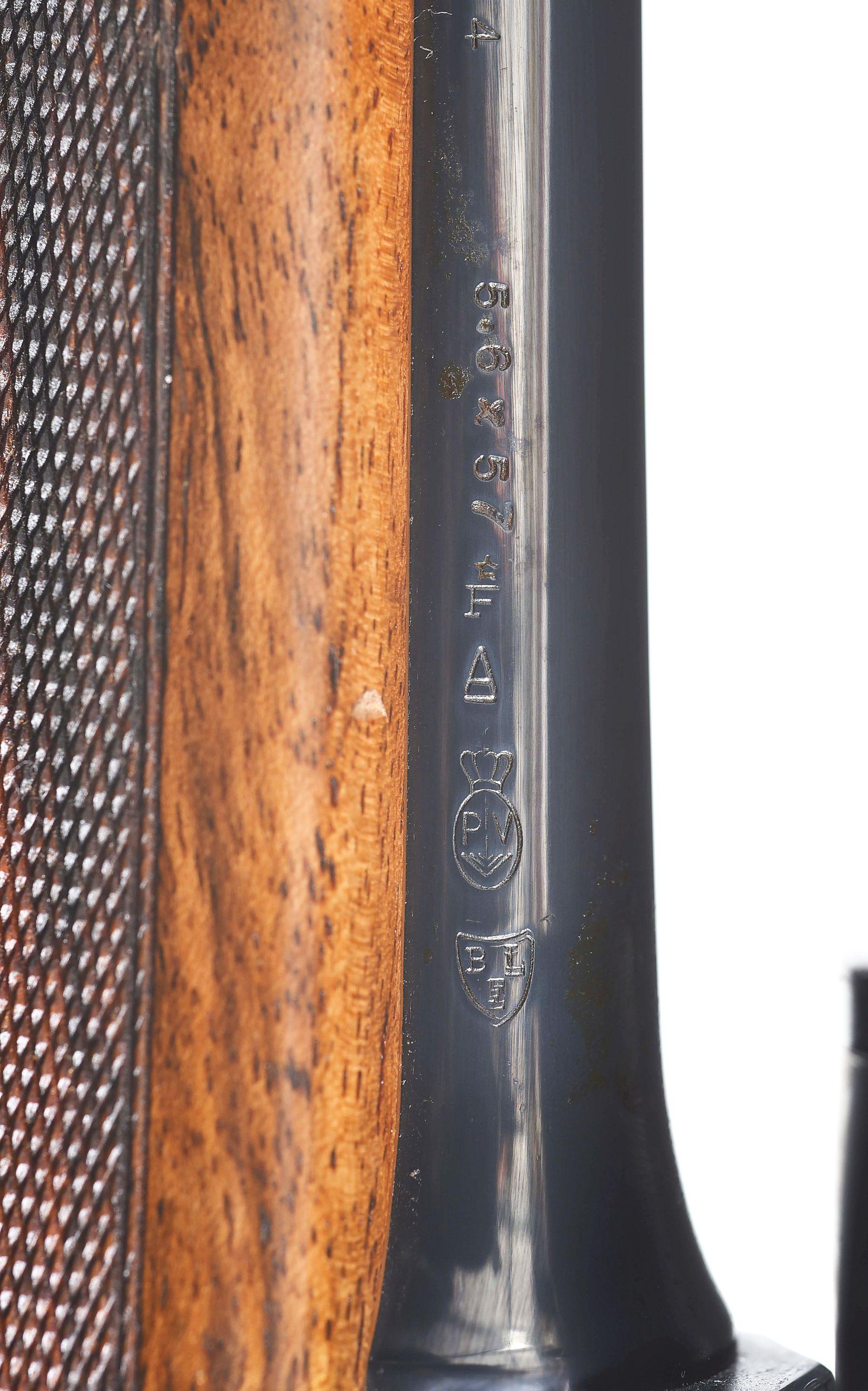 (M) FERNAND MARC CORMAN BEST QUALITY BOLT ACTION RIFLE WITH ZEISS GLASS.