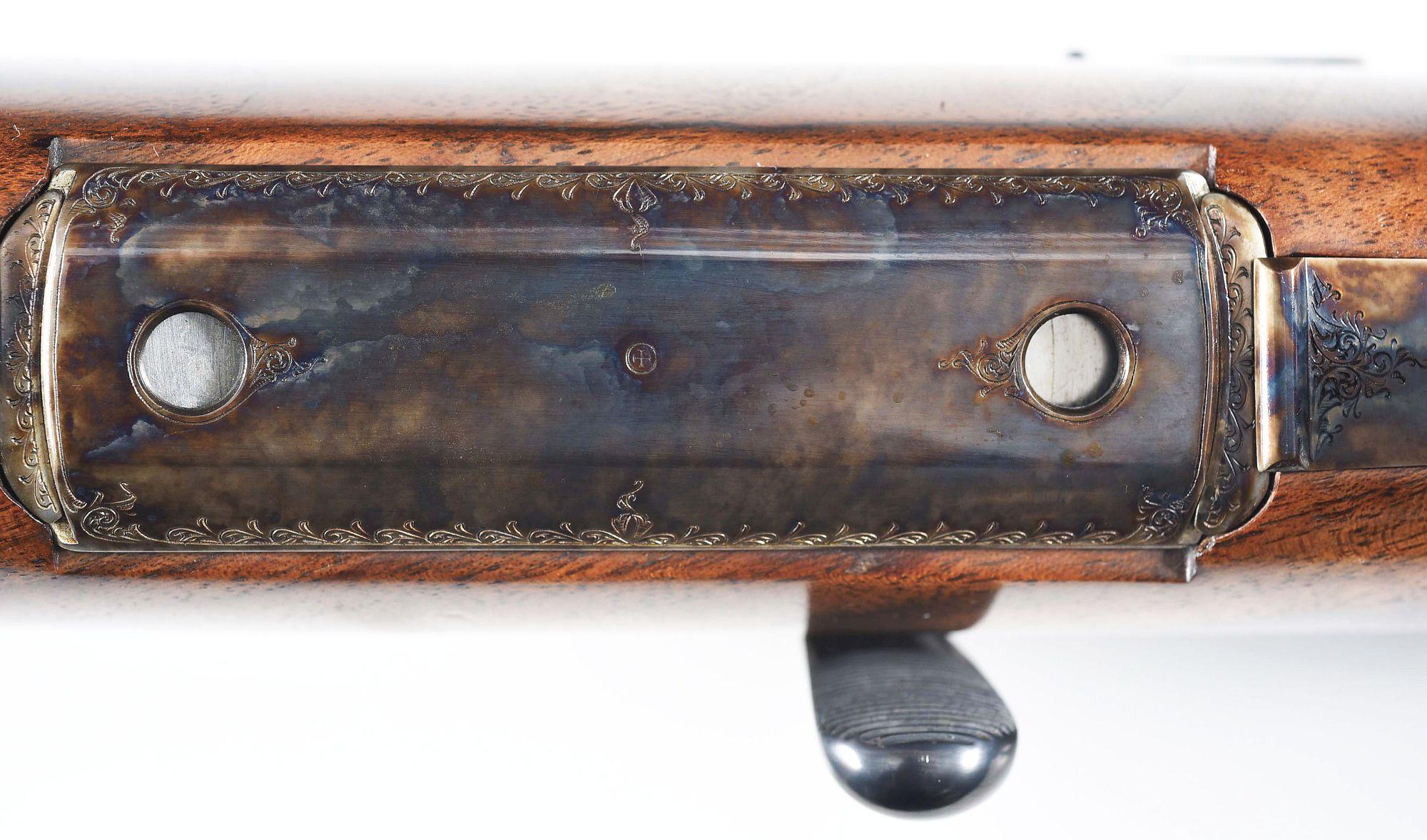 (M) FERNAND MARC CORMAN BEST QUALITY BOLT ACTION RIFLE WITH ZEISS GLASS.
