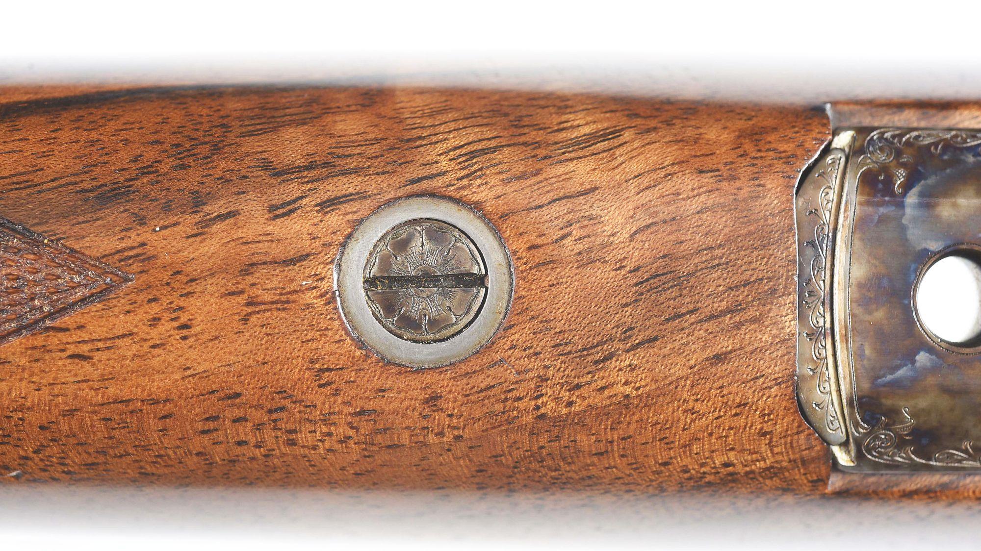 (M) FERNAND MARC CORMAN BEST QUALITY BOLT ACTION RIFLE WITH ZEISS GLASS.