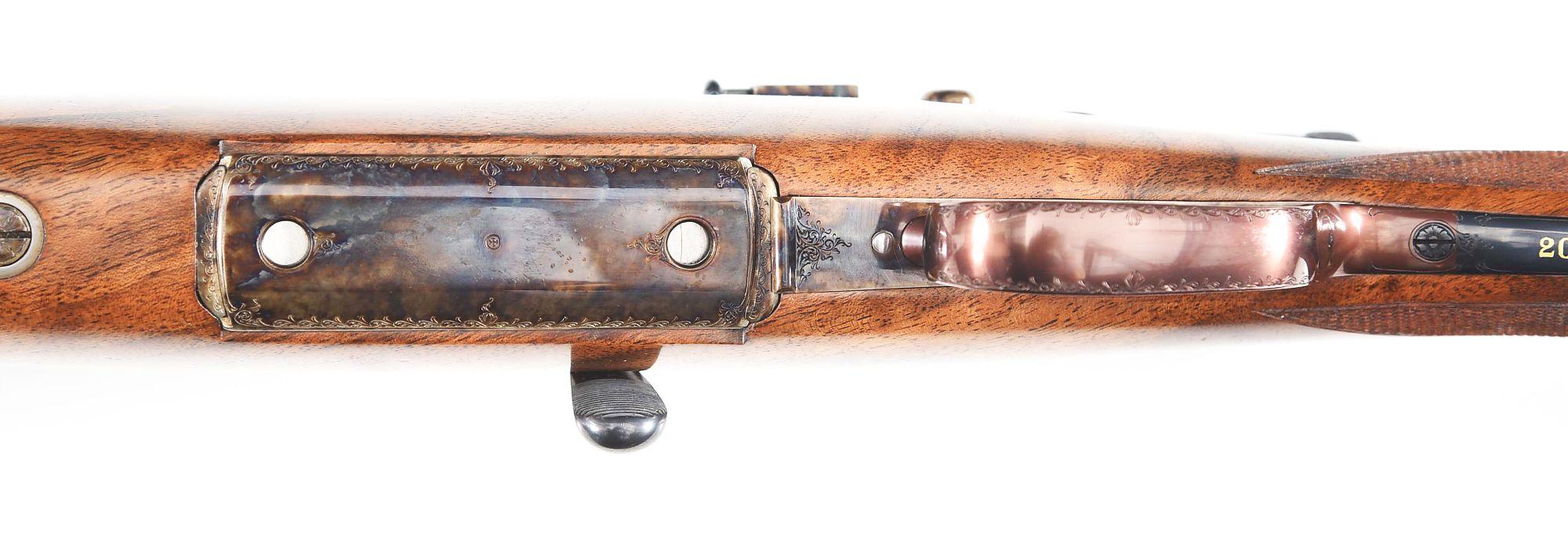 (M) FERNAND MARC CORMAN BEST QUALITY BOLT ACTION RIFLE WITH ZEISS GLASS.