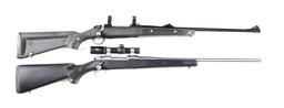 (M) LOT OF 2: RUGER M77 MARK II BOLT ACTION RIFLES