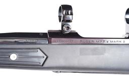 (M) LOT OF 2: RUGER M77 MARK II BOLT ACTION RIFLES