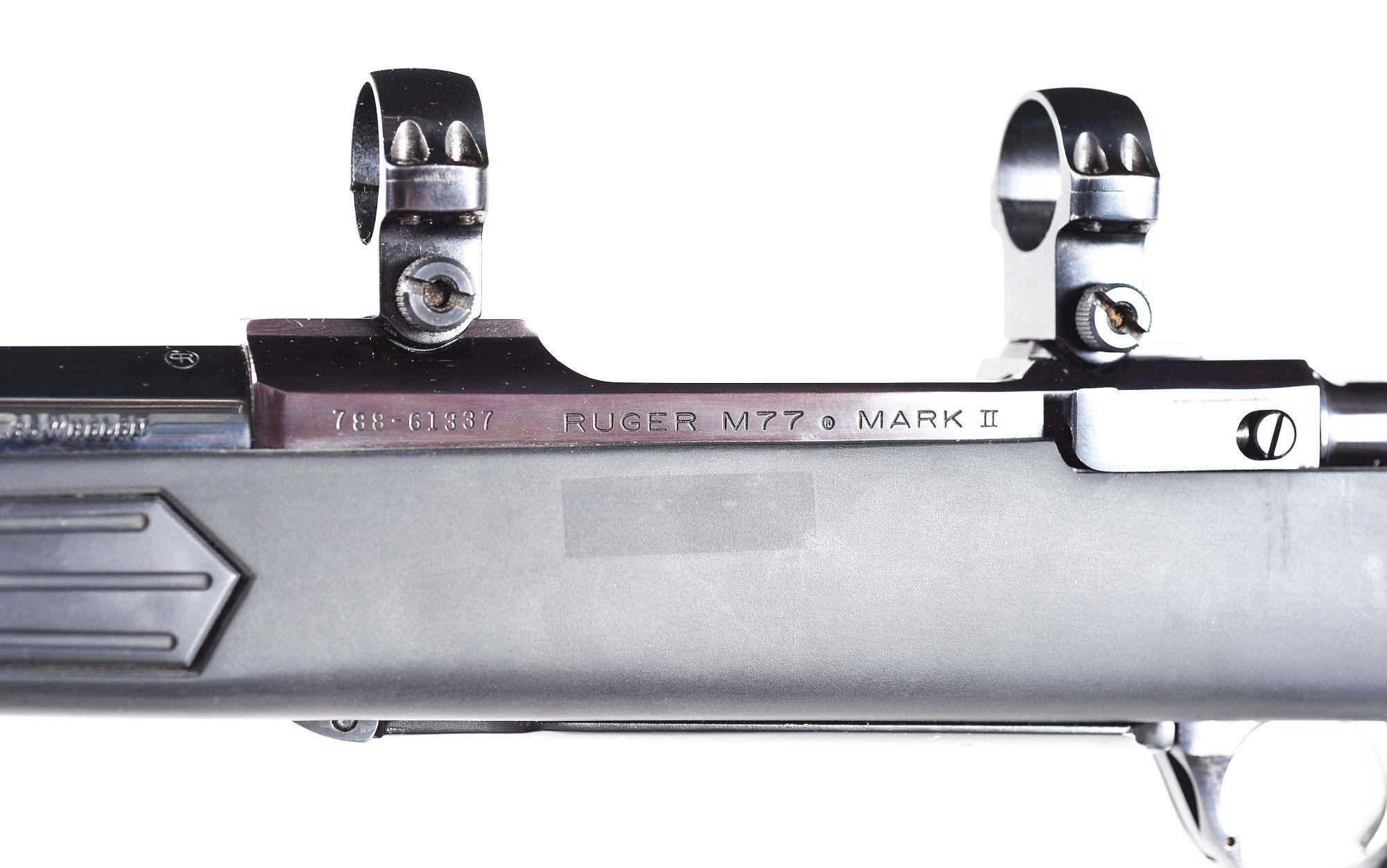 (M) LOT OF 2: RUGER M77 MARK II BOLT ACTION RIFLES