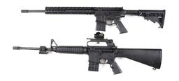 (M) LOT OF 2: ATI OMNI HYBRID AND SAFIRARMS T14 SEMI AUTOMATIC .410 AR PLATFORM SHOTGUNS.