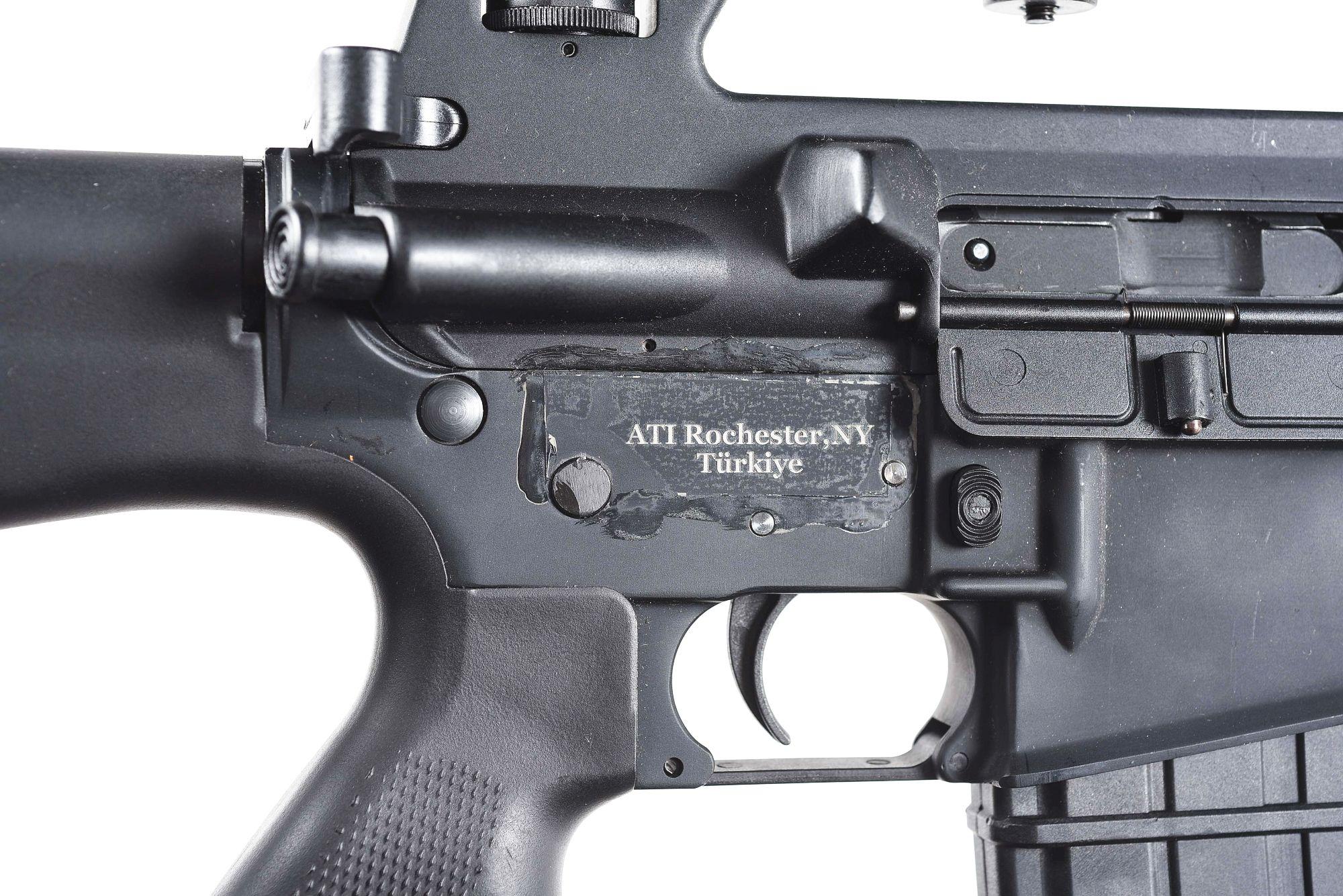 (M) LOT OF 2: ATI OMNI HYBRID AND SAFIRARMS T14 SEMI AUTOMATIC .410 AR PLATFORM SHOTGUNS.