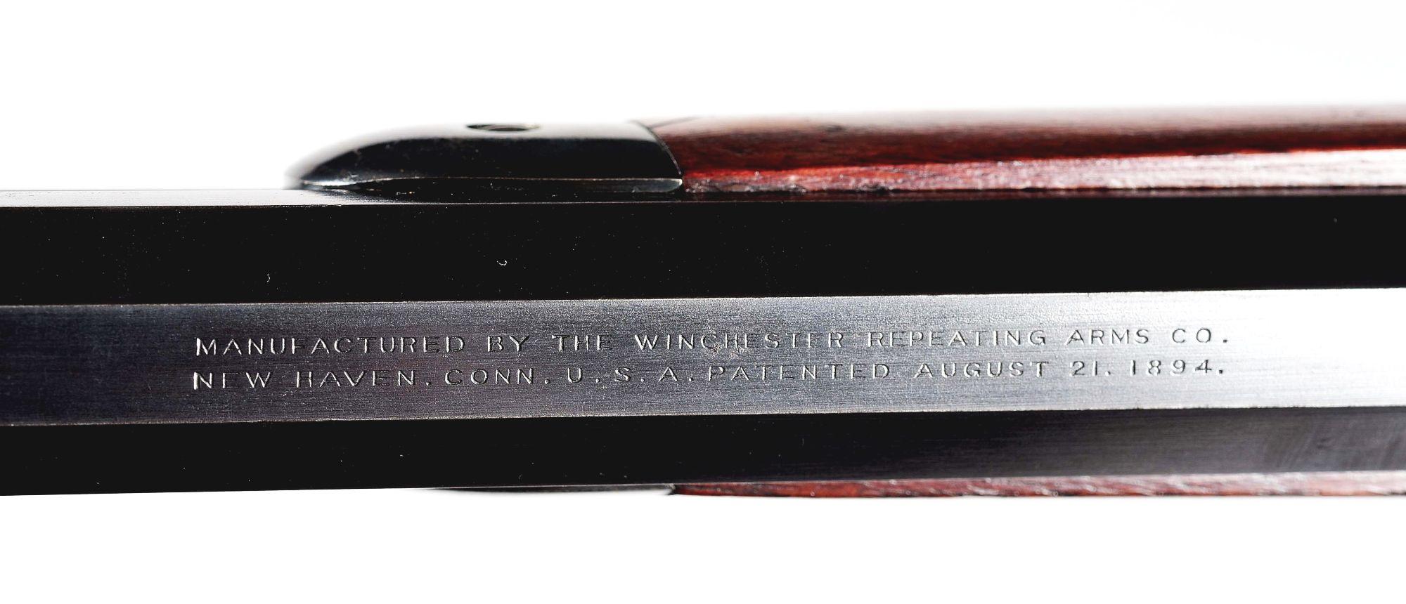 (C) WINCHESTER MODEL 1894 TAKEDOWN LEVER ACTION RIFLE (1910).