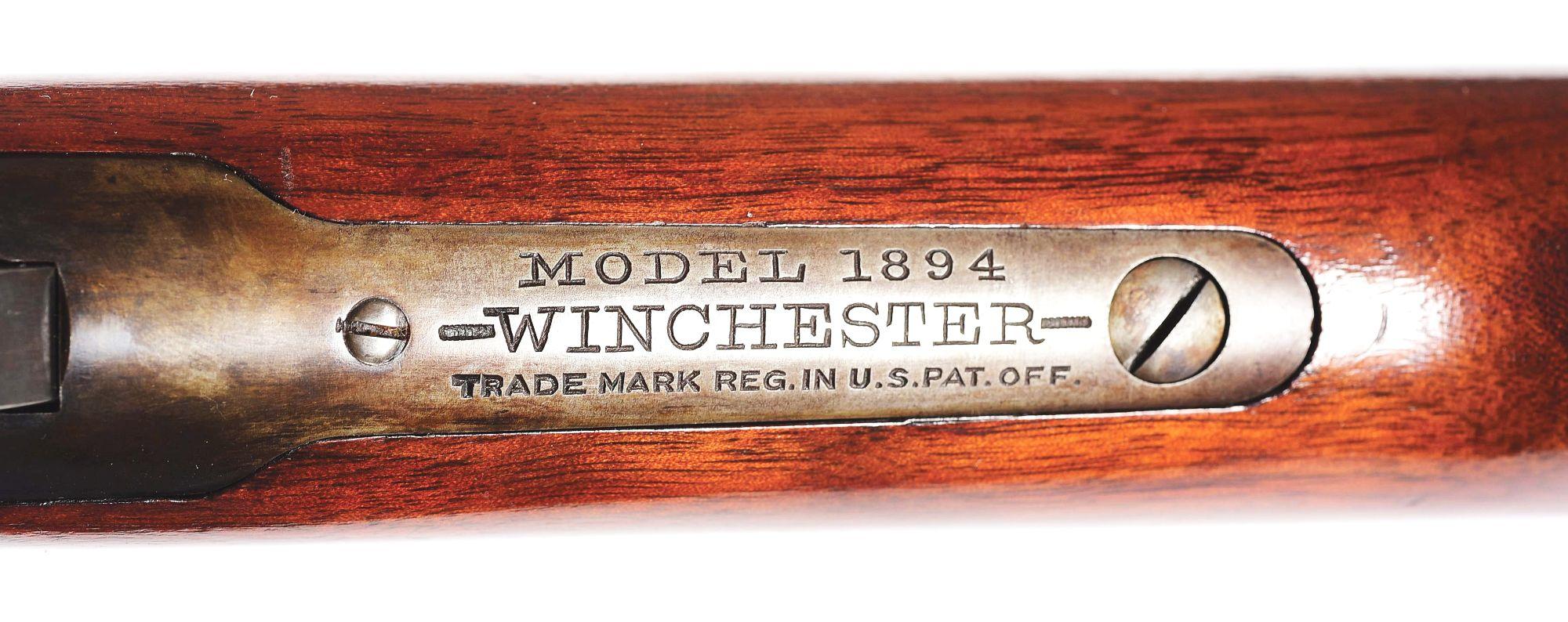 (C) WINCHESTER MODEL 1894 TAKEDOWN LEVER ACTION RIFLE (1910).