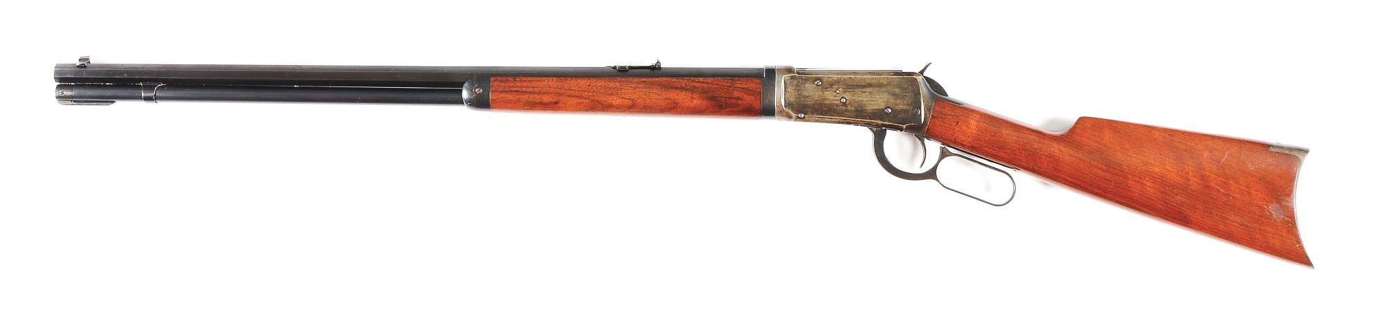 (C) WINCHESTER MODEL 1894 TAKEDOWN LEVER ACTION RIFLE (1910).