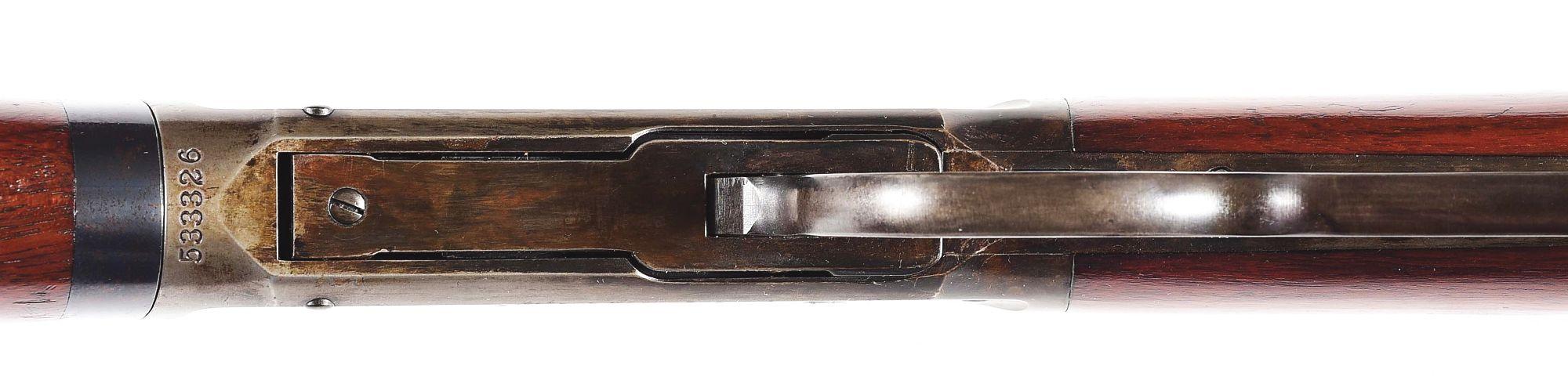 (C) WINCHESTER MODEL 1894 TAKEDOWN LEVER ACTION RIFLE (1910).