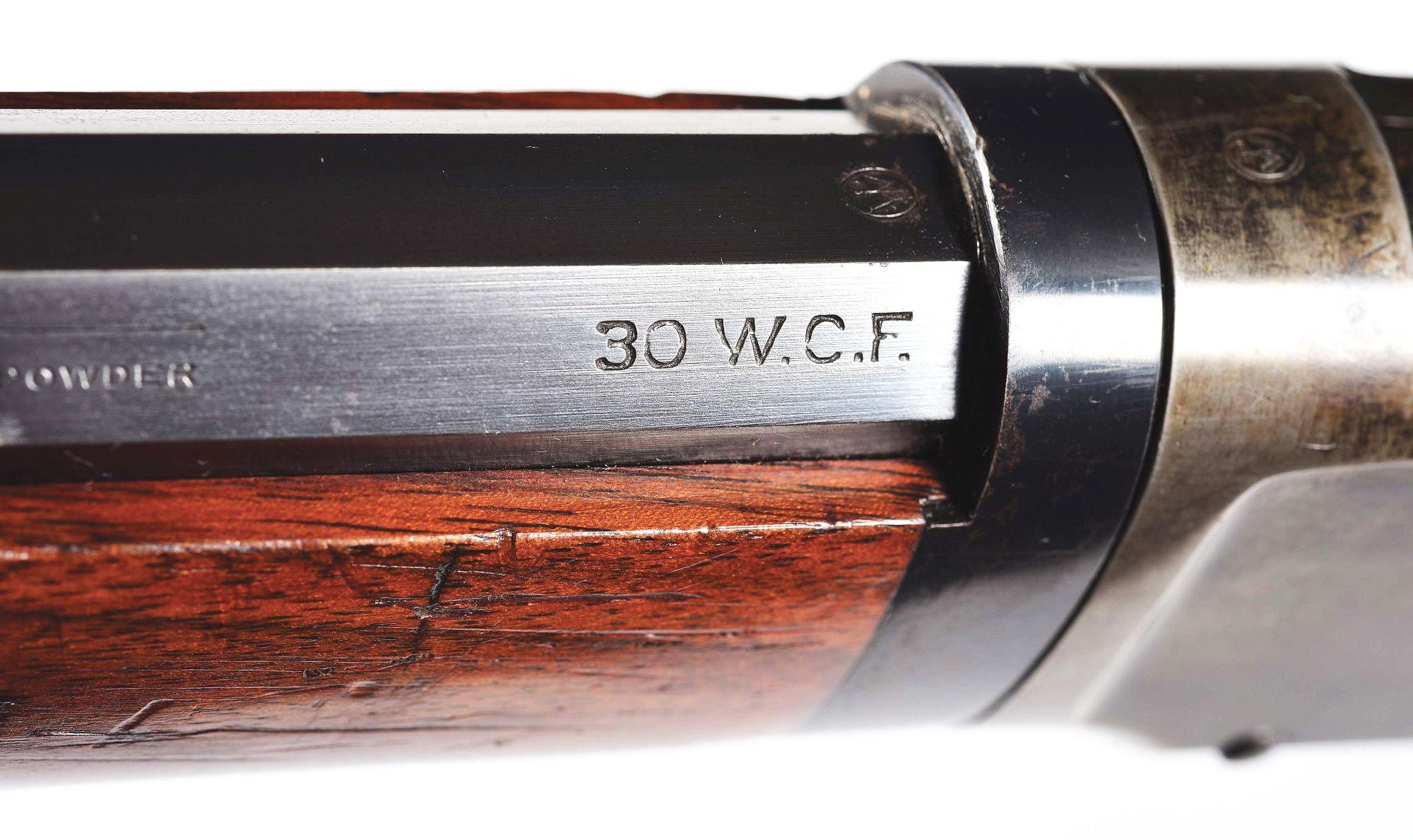 (C) WINCHESTER MODEL 1894 TAKEDOWN LEVER ACTION RIFLE (1910).