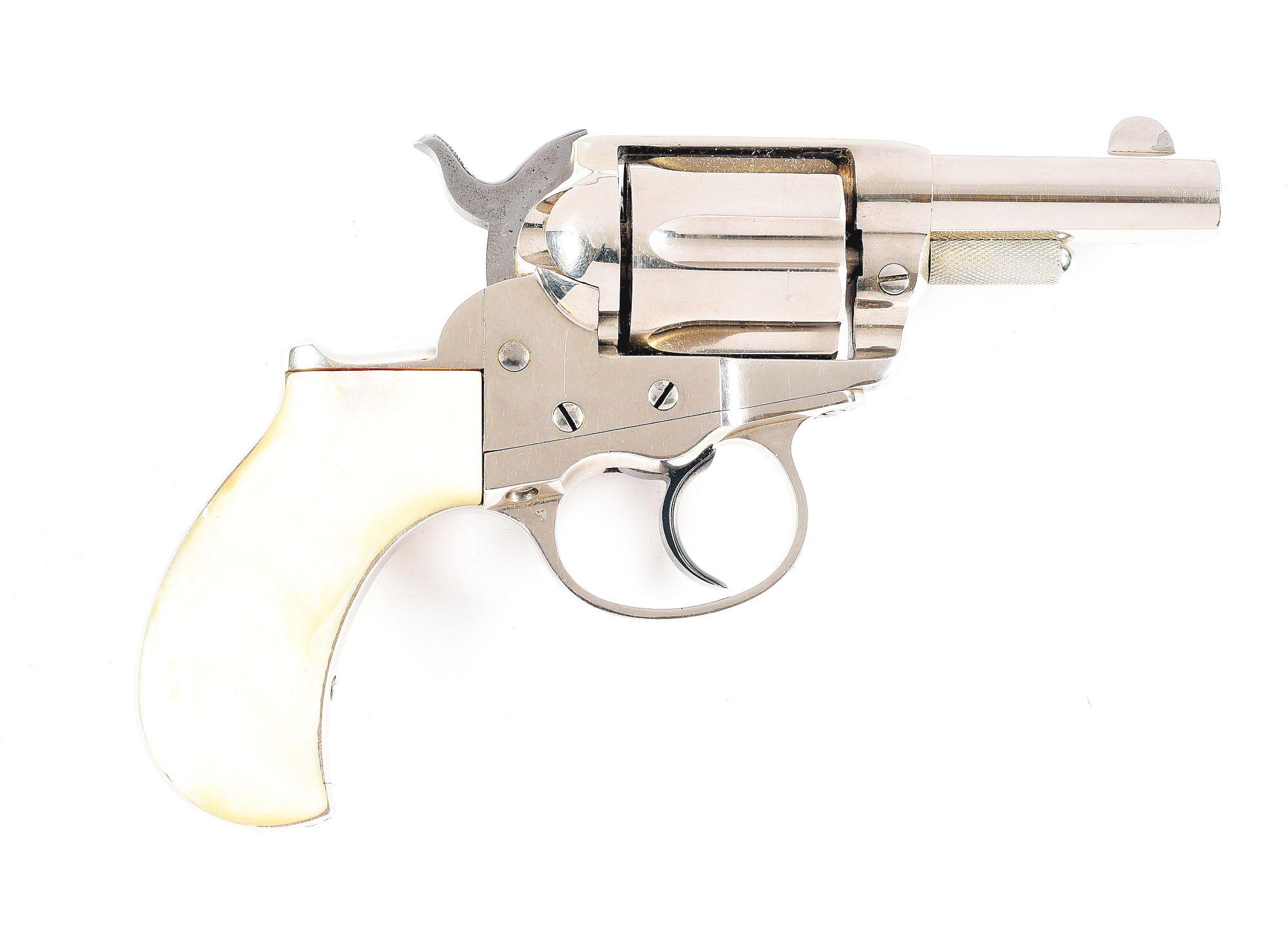 (A) COLT 1877 THUNDERER REVOLVER.