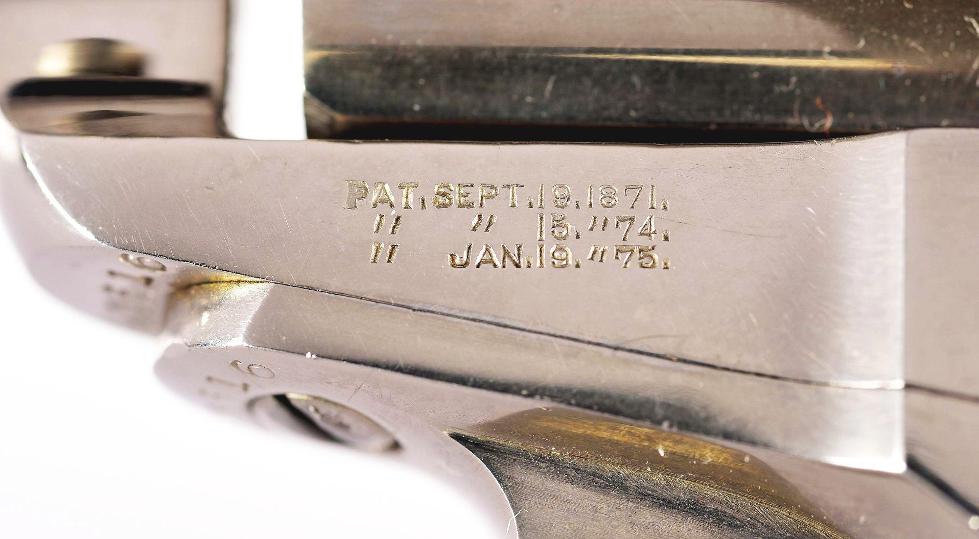 (A) COLT 1877 THUNDERER REVOLVER.