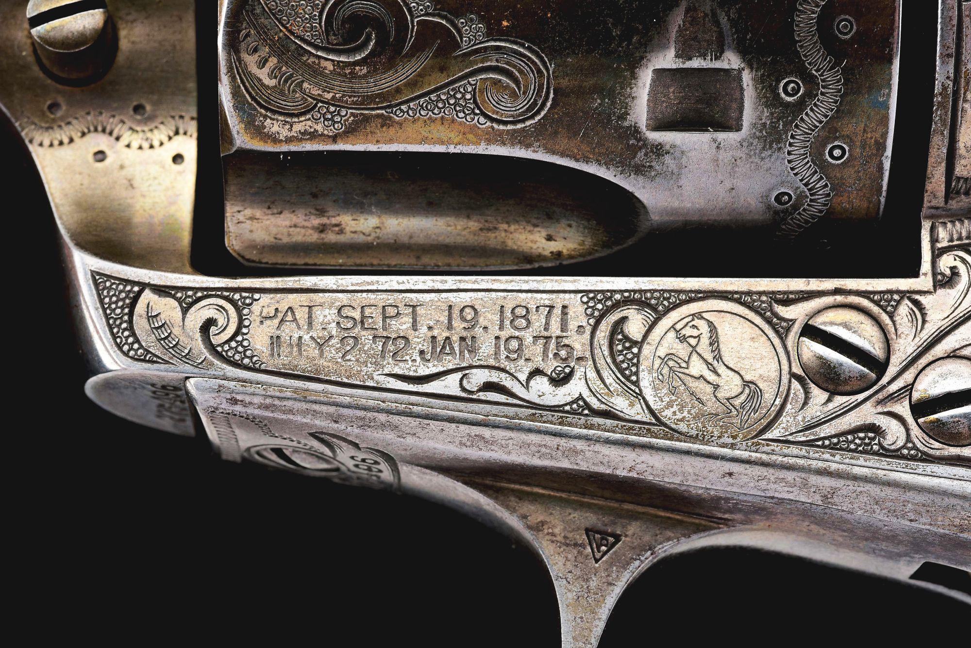 (C) HISTORIC SILVER CITY NEW MEXICO COLT SINGLE ACTION ARMY REVOLVER & GUN RIG OWNED BY SHERIFF C.A.