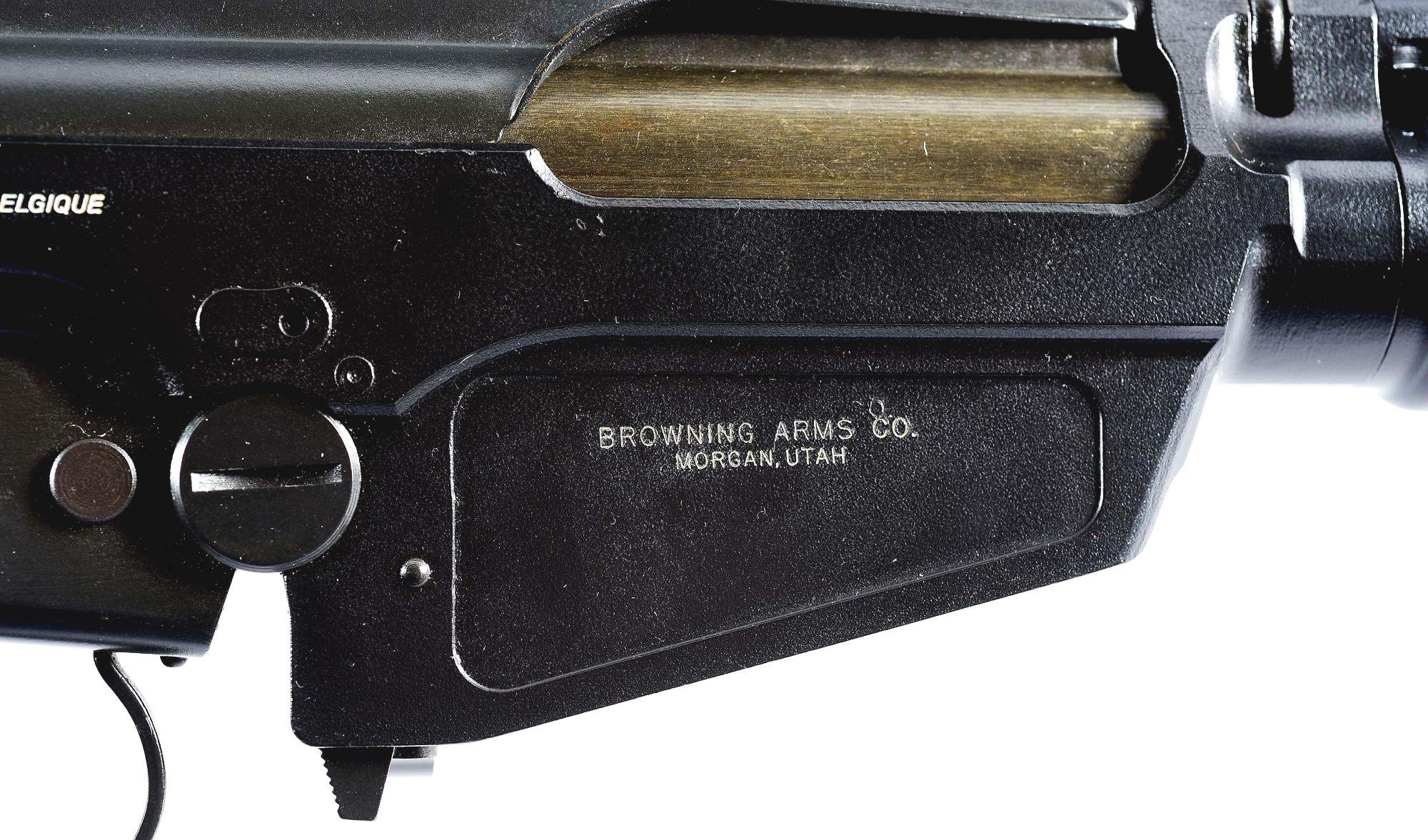 (C) FABRIQUE NATIONALE G SERIES TYPE II FAL SEMI-AUTOMATIC RIFLE.