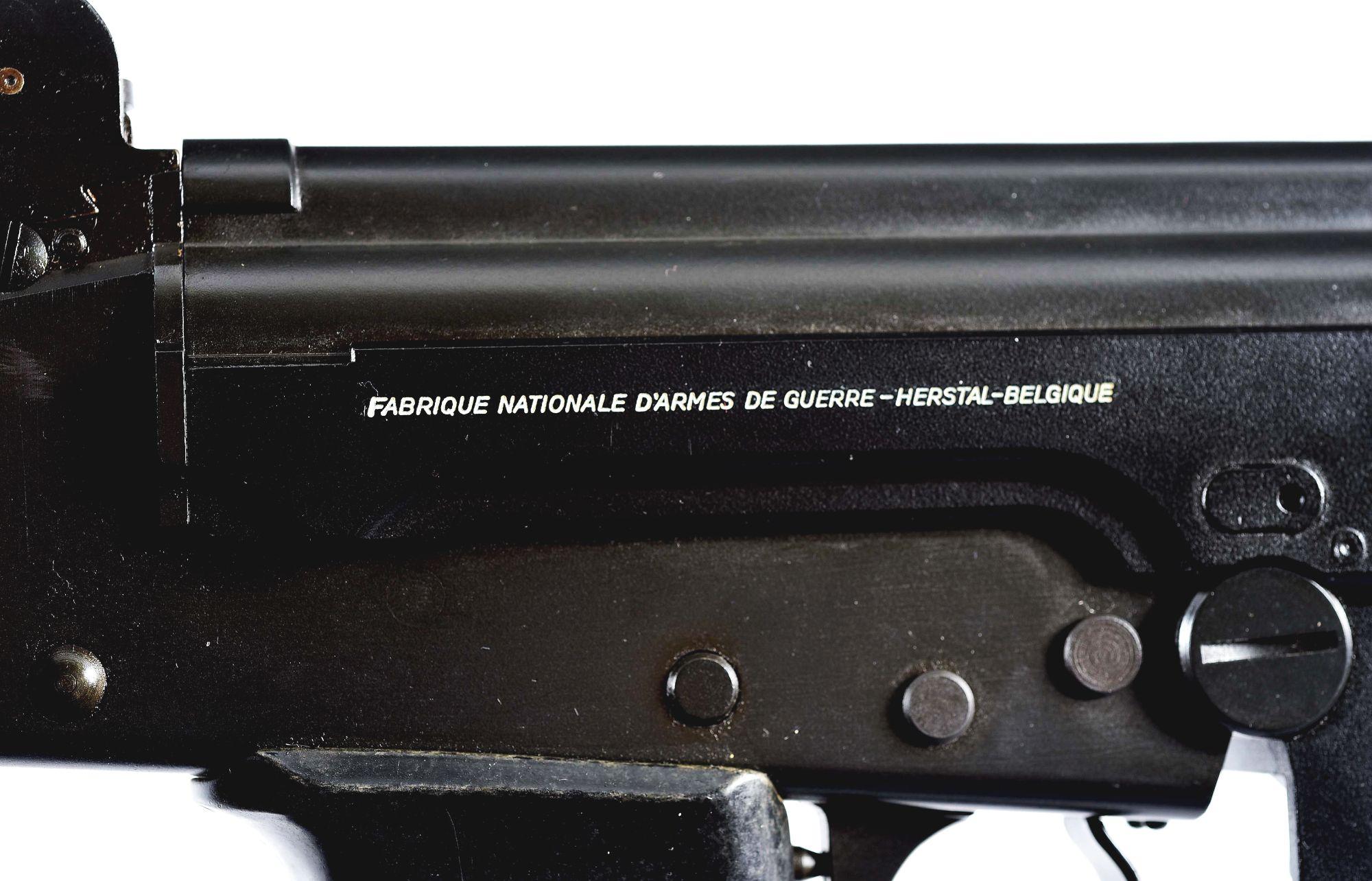 (C) FABRIQUE NATIONALE G SERIES TYPE II FAL SEMI-AUTOMATIC RIFLE.