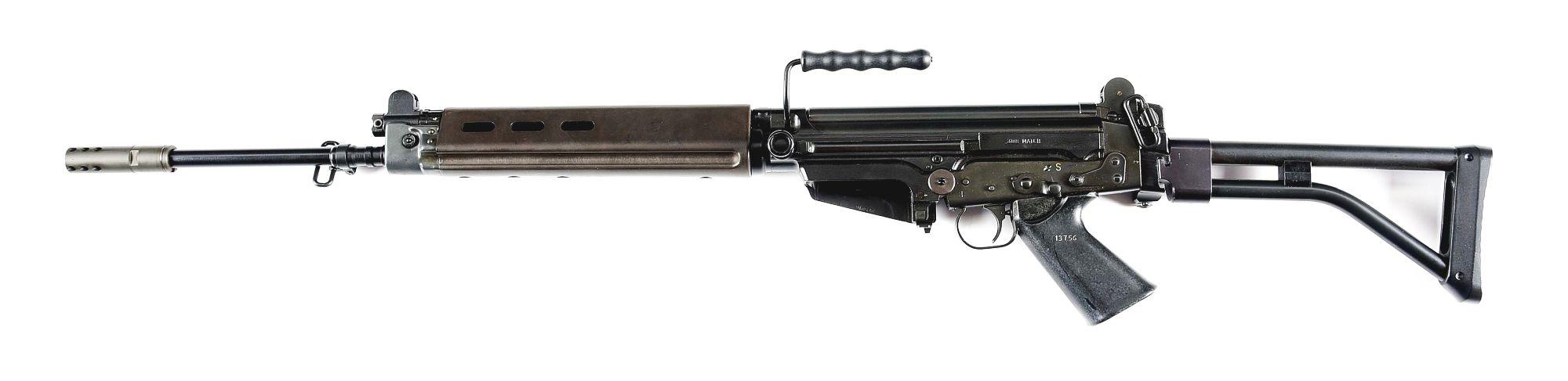 (C) FABRIQUE NATIONALE G SERIES TYPE II FAL SEMI-AUTOMATIC RIFLE.