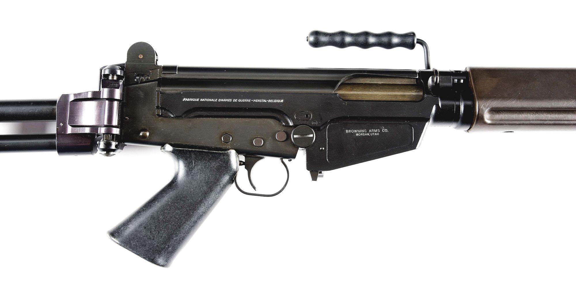 (C) FABRIQUE NATIONALE G SERIES TYPE II FAL SEMI-AUTOMATIC RIFLE.