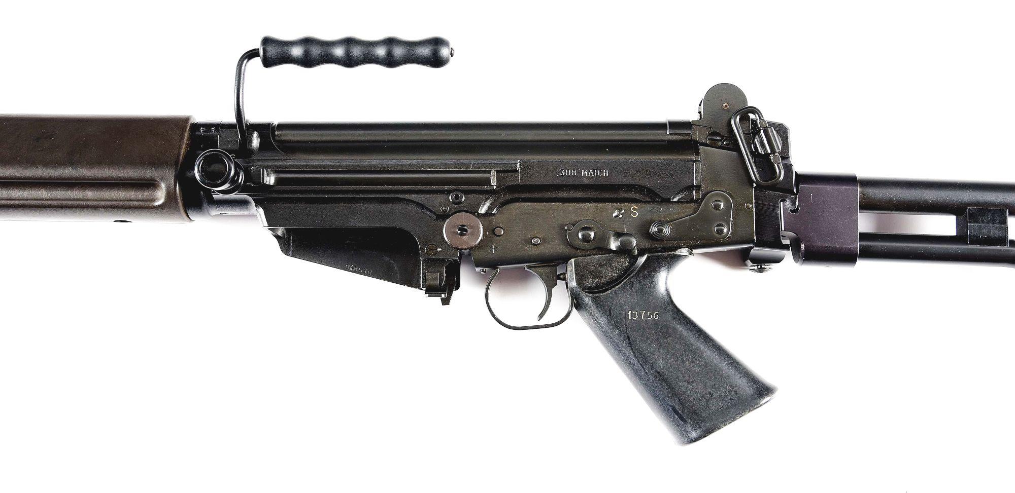 (C) FABRIQUE NATIONALE G SERIES TYPE II FAL SEMI-AUTOMATIC RIFLE.