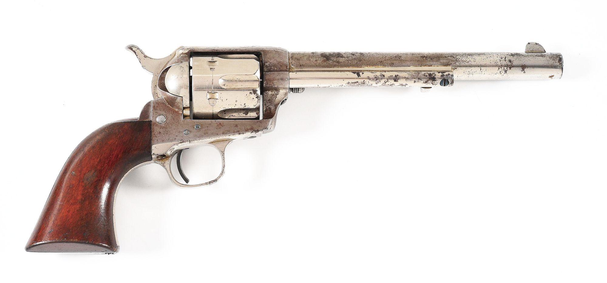 (A) COLT SINGLE ACTION ARMY REVOLVER.