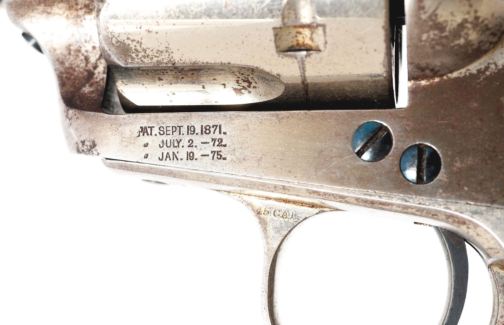 (A) COLT SINGLE ACTION ARMY REVOLVER.
