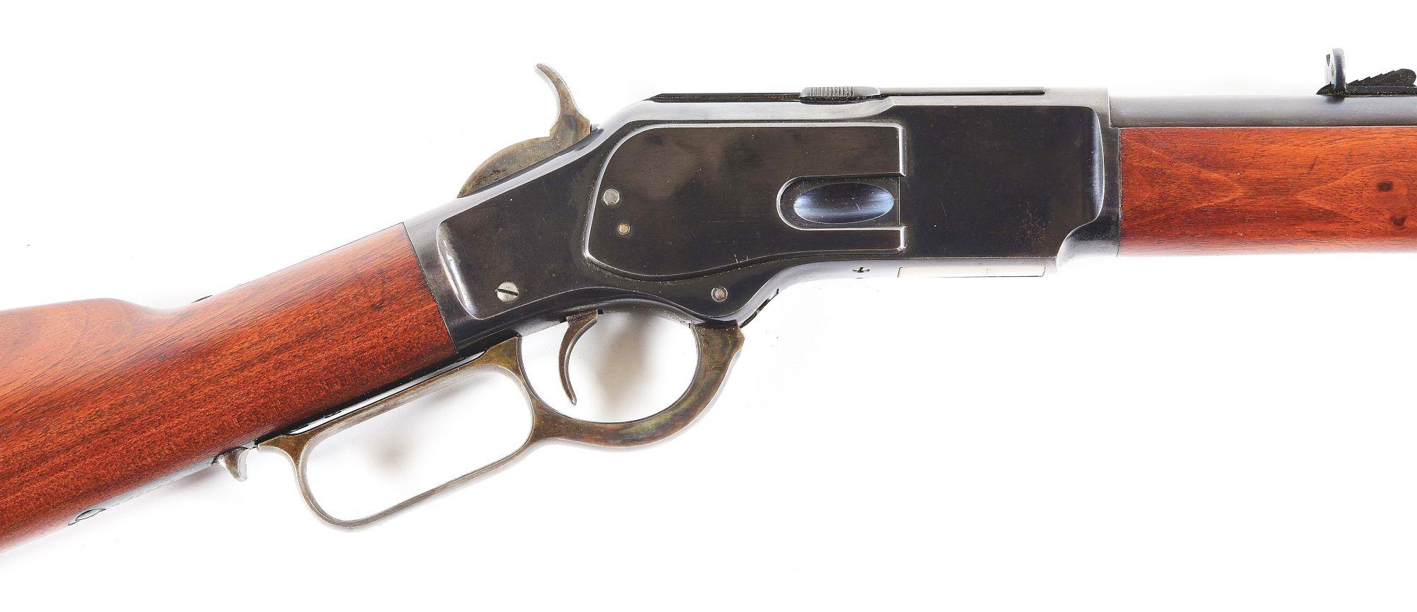 (A) HIGH CONDITION WINCHESTER MODEL 1873 LEVER ACTION RIFLE.