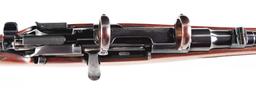 (C) MANNLICHER SCHOENAUER MODEL 1950 ENGRAVED BOLT ACTION RIFLE.