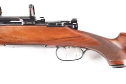 (C) MANNLICHER SCHOENAUER MODEL 1950 ENGRAVED BOLT ACTION RIFLE.