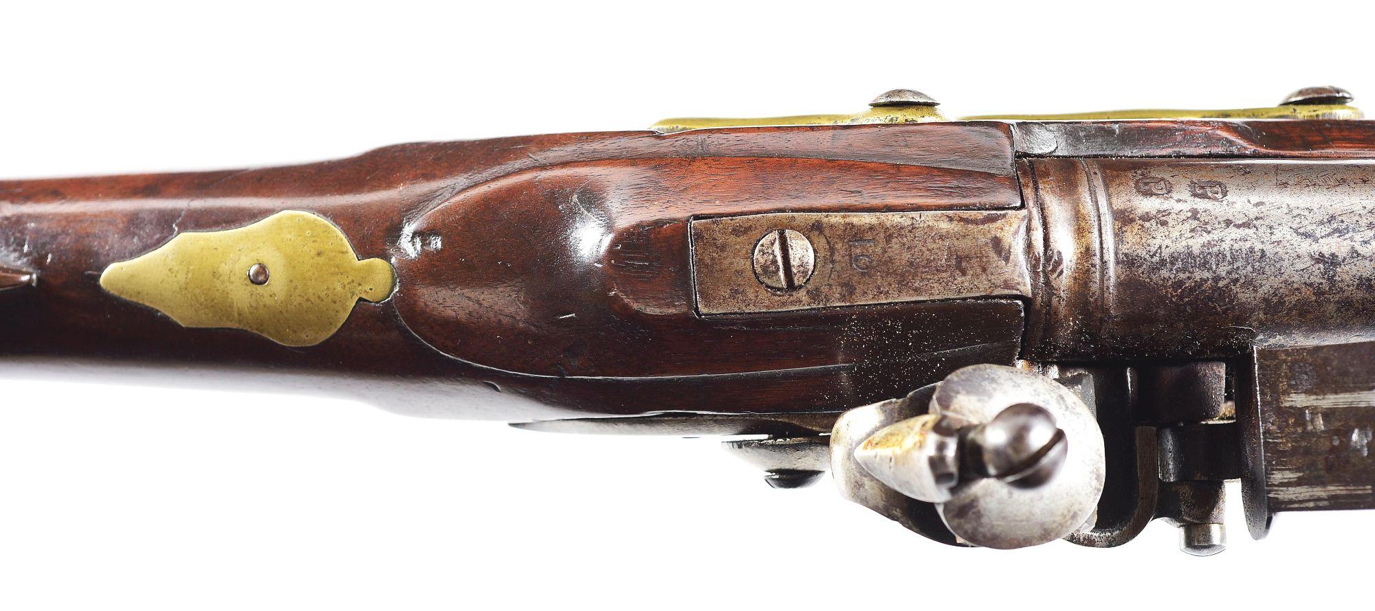(A) MARYLAND BRANDED COMMITTEE OF SAFETY STYLE MUSKET WITH LOCK MARKED J. J. BEHR.