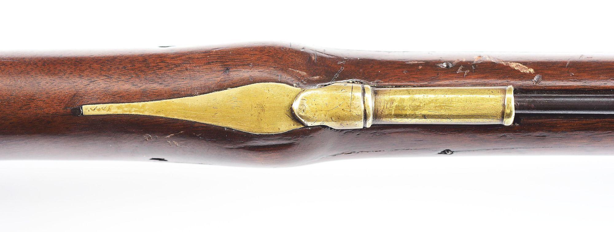 (A) MARYLAND BRANDED COMMITTEE OF SAFETY STYLE MUSKET WITH LOCK MARKED J. J. BEHR.