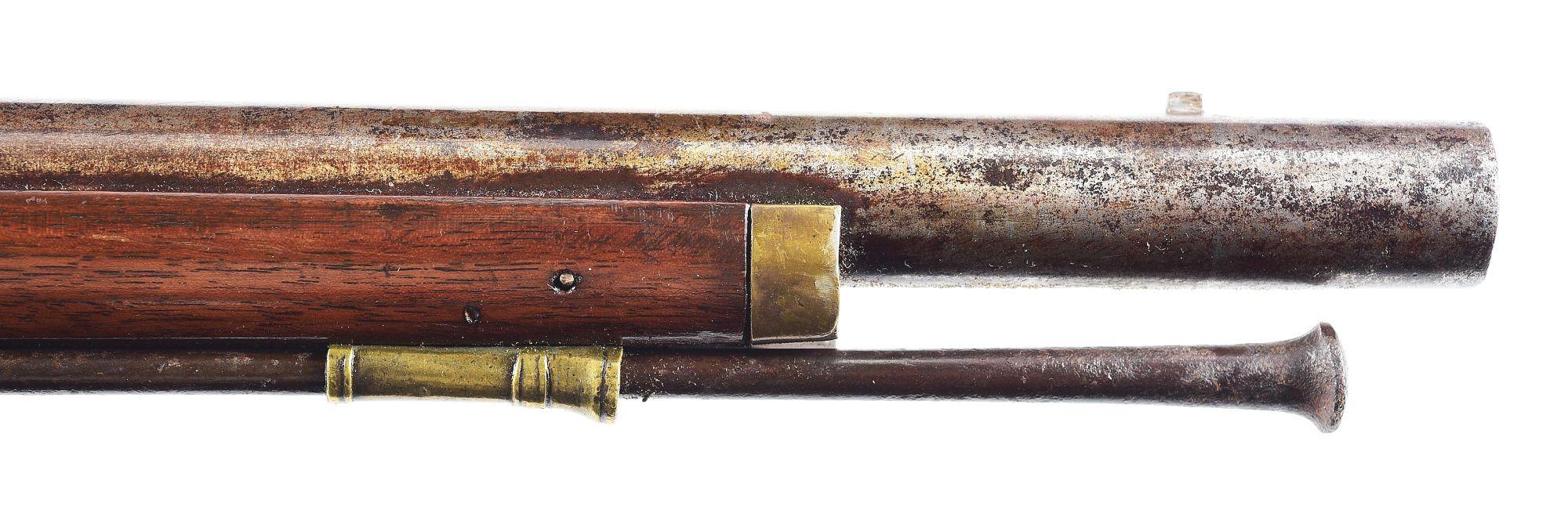 (A) MARYLAND BRANDED COMMITTEE OF SAFETY STYLE MUSKET WITH LOCK MARKED J. J. BEHR.