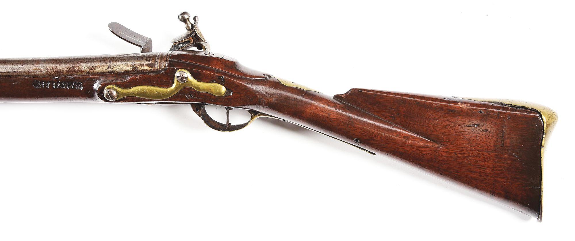 (A) MARYLAND BRANDED COMMITTEE OF SAFETY STYLE MUSKET WITH LOCK MARKED J. J. BEHR.