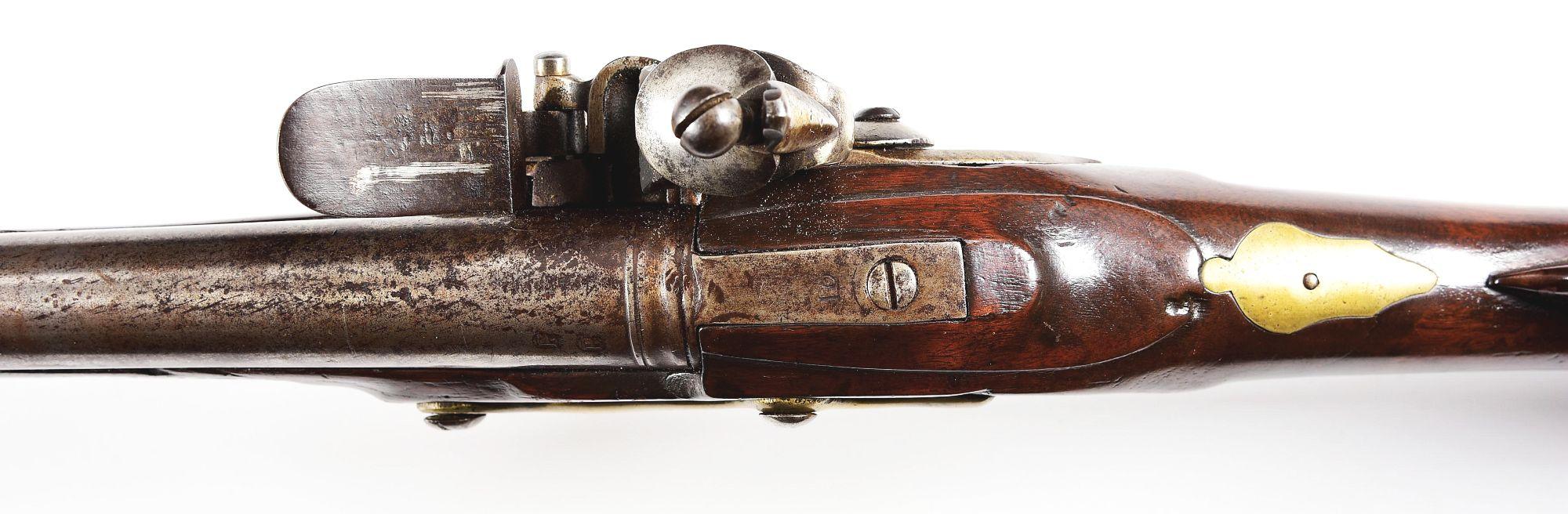 (A) MARYLAND BRANDED COMMITTEE OF SAFETY STYLE MUSKET WITH LOCK MARKED J. J. BEHR.