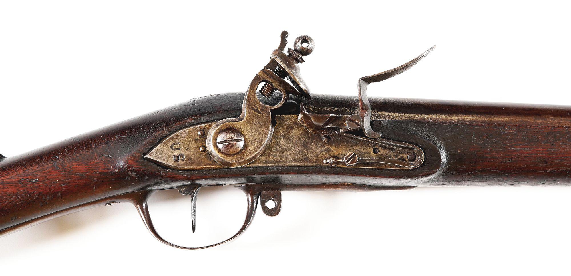(A) EXTREMELY RARE US MODEL 1794 FLINTLOCK MUSKET WITH IMPORTANT 1798 SCHROYER ENDORSEMENT.