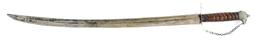 DOCUMENTED ROBERT WEBB HALLMARKED SILVER HILTED SWORD WITH BALTIMORE STYLE EAGLE HEAD POMMEL.