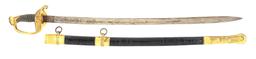 AMES PRESENTATION GRADE M1850 SWORD OF CAPTAIN JOSEPH P. WARNER, COMMANDER OF THE BALTIMORE CITY GUA