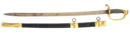 AMES PRESENTATION GRADE M1850 SWORD OF CAPTAIN JOSEPH P. WARNER, COMMANDER OF THE BALTIMORE CITY GUA