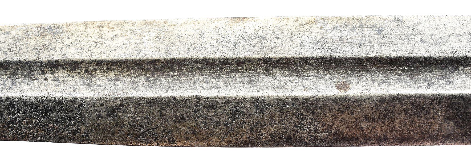 RARE MCELROY CONFEDERATE ARTILLERY SHORT SWORD/NAVAL CUTLASS RECOVERED FROM THE BATTLE OF SOUTH MOUN