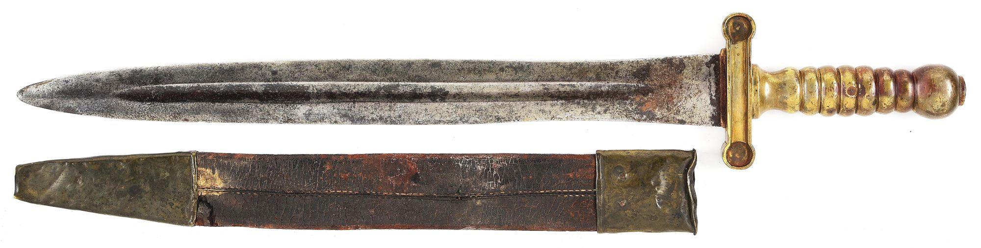 RARE MCELROY CONFEDERATE ARTILLERY SHORT SWORD/NAVAL CUTLASS RECOVERED FROM THE BATTLE OF SOUTH MOUN