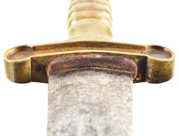RARE MCELROY CONFEDERATE ARTILLERY SHORT SWORD/NAVAL CUTLASS RECOVERED FROM THE BATTLE OF SOUTH MOUN