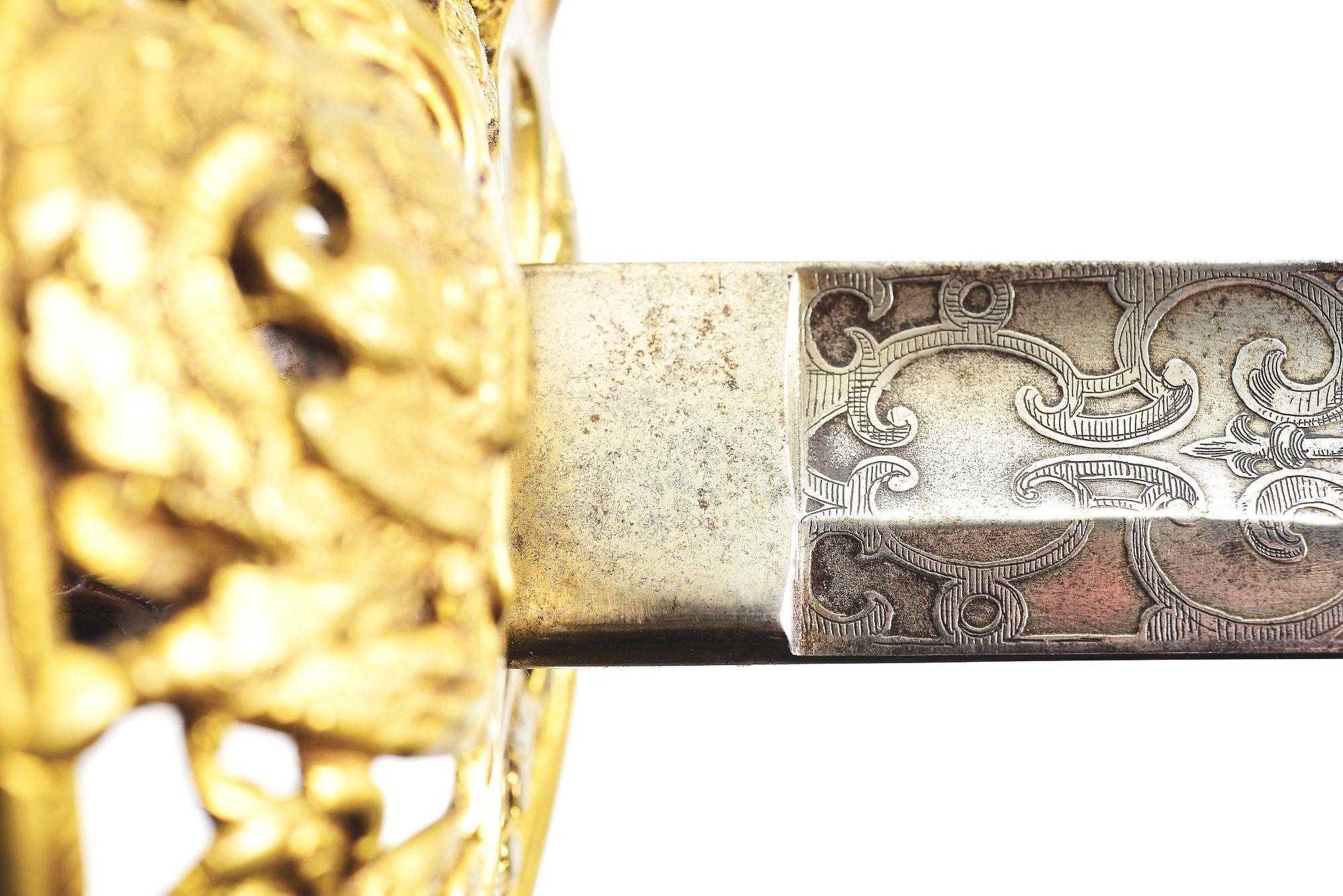EXCEPTIONAL TIFFANY & CO PRESENTATION GRADE 1850 OFFICER’S SWORD PRESENTED TO CAPTAIN FREDERICK MEMM