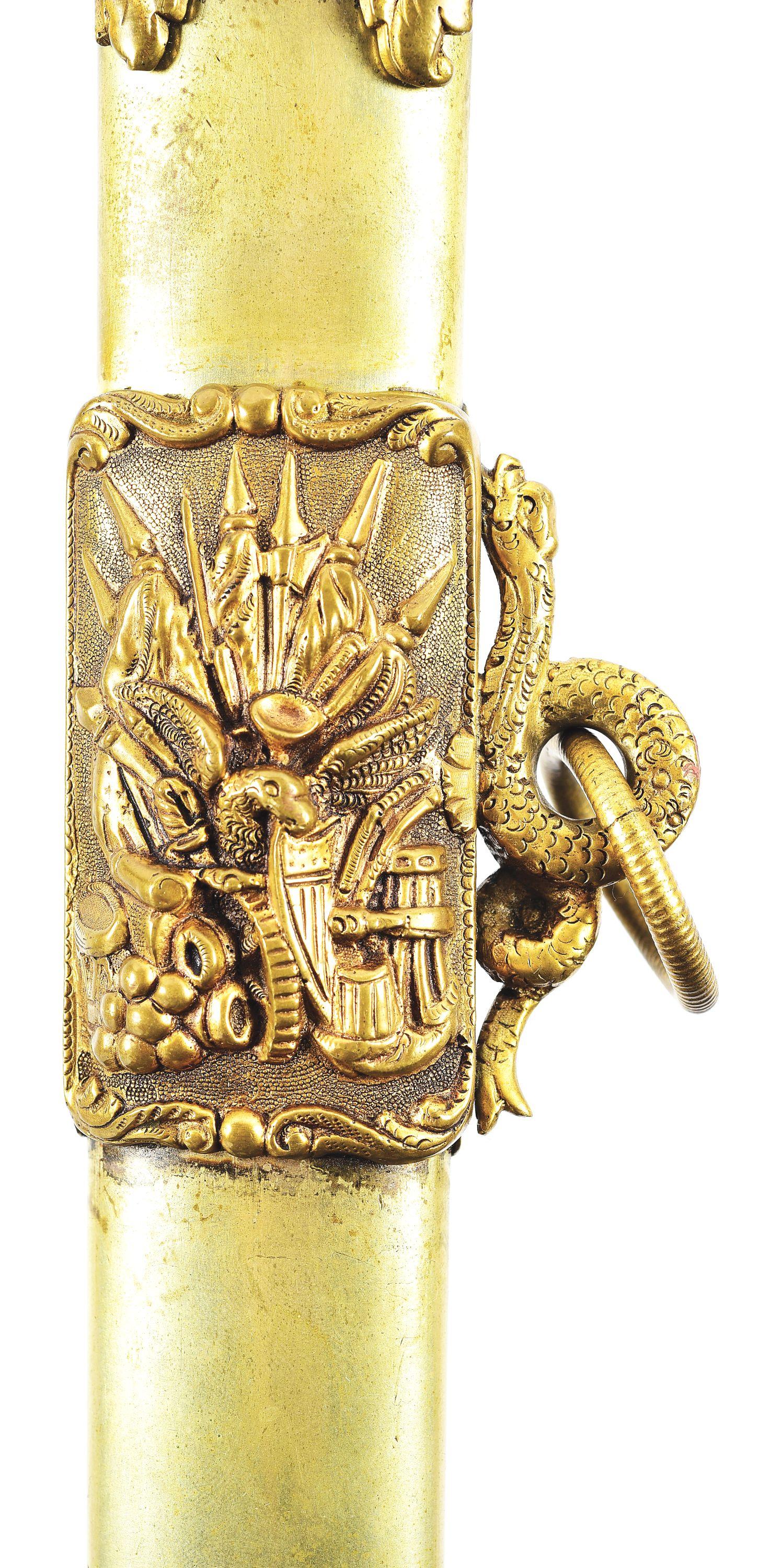 EXCEPTIONAL TIFFANY & CO PRESENTATION GRADE 1850 OFFICER’S SWORD PRESENTED TO CAPTAIN FREDERICK MEMM