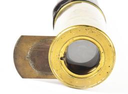 CIVIL WAR PRESENTATION TELESCOPE AND WATCH TO EDWARD F. DEVENS, GULF SQUADRON SO. ATLANTIC SQUADRON,