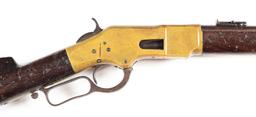 (A) WINCHESTER MODEL 1866 LEVER ACTION SADDLE RING CARBINE.
